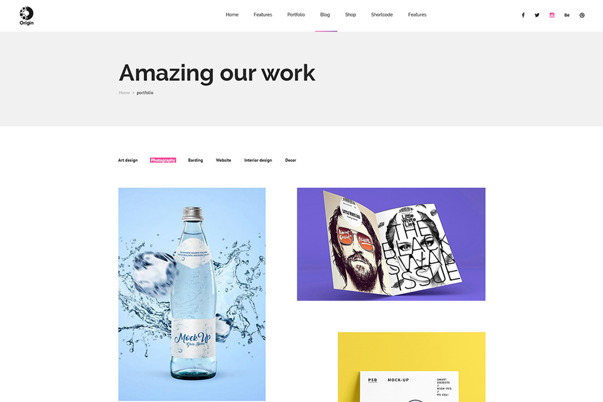 Orgin - Minimal and Creative PSD, a Templates & Theme by Knighthemes (Photo 6 of 7)