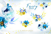 Watercolor Fairy Dust Clipart Set, a Person Illustration by ArtCreationsDesign (Thumbnail 8 of 10)