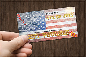 Fourth Of July GIFT VOUCHER