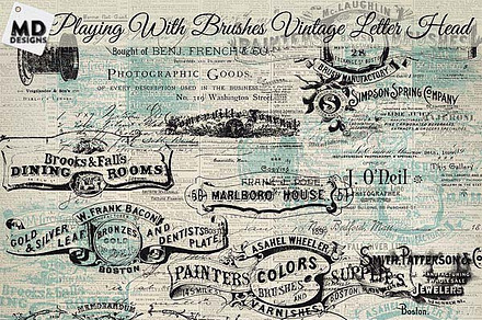 Vintage Letter Head