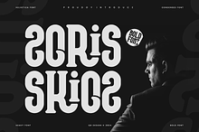 Zoris Skioz - Condensed Soft Font