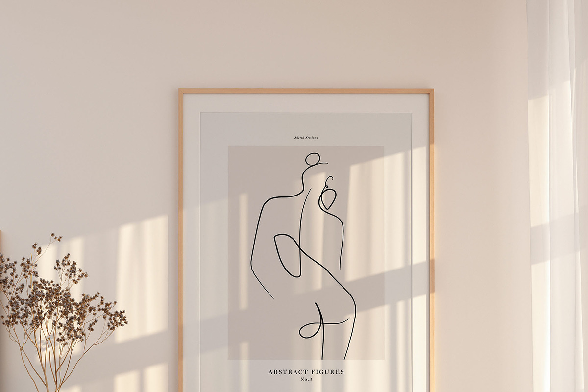 JAPANDI Minimalist Frame Mockup, a Household Mockup by Muse Mockups (Photo 3 of 20)
