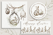 Cute Easter Watercolor Clipart, a Decorative Illustration by LenArt (Thumbnail 2 of 16)