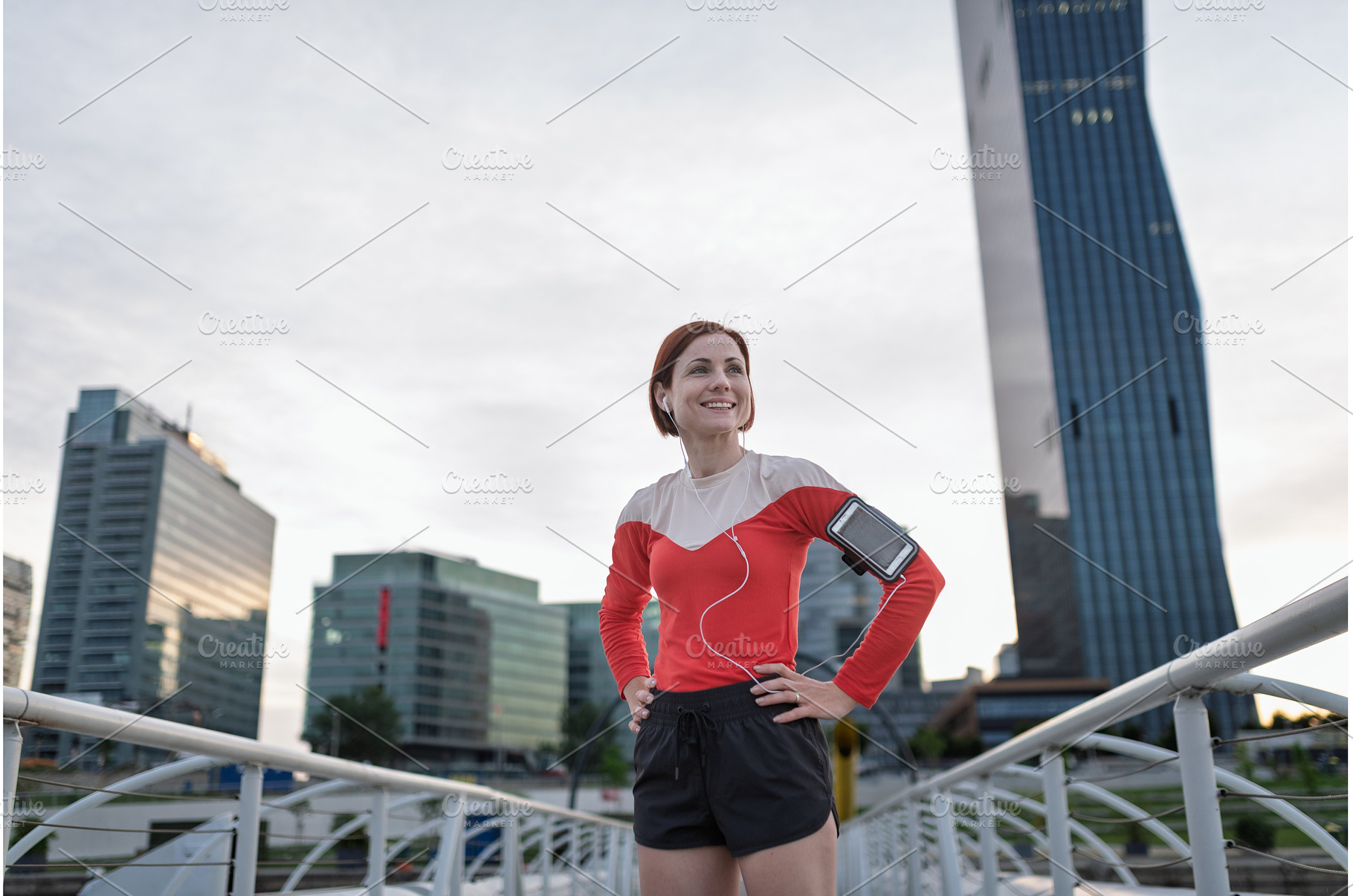 Sporty woman runner preparing for, a Person Photo by HalfPoint