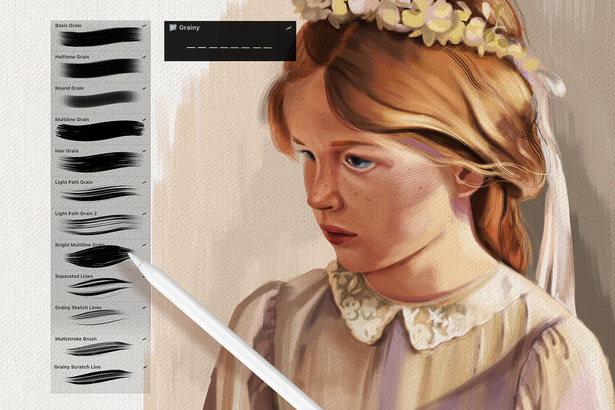 ARTIST'S STUDIO PROCREATE KIT, a Brush Add-On by AlexandraArt (Photo 6 of 17)