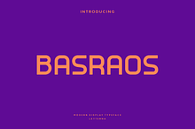 Basraos - Modern Display Typeface