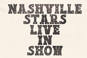 ShowBill Hand Drawn Western Font, a Slab Serif Font by Madeline ODonoghue Design (Thumbnail 5 of 10)