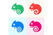 Chameleon Logo, a Graphic by NataliiaVolyk (Thumbnail 2 of 6)