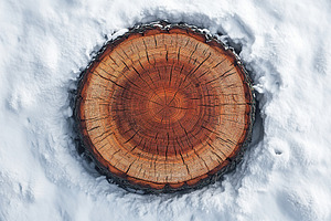 Old wooden tree stump, a Nature Photo by AlyaAnd