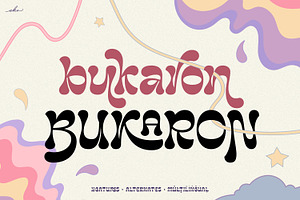 Bukaron - Retro Display Font