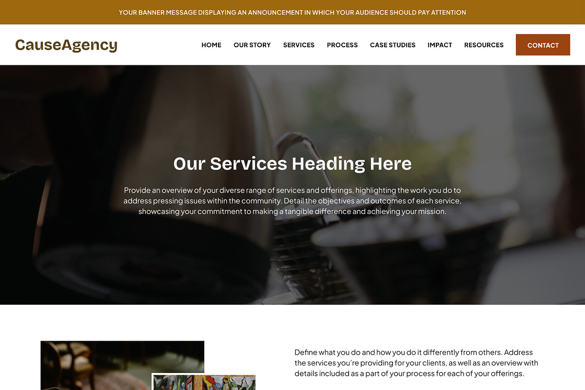 Social Enterprise Showit Template, a WordPress Template by Studio Humankind (Photo 13 of 20)