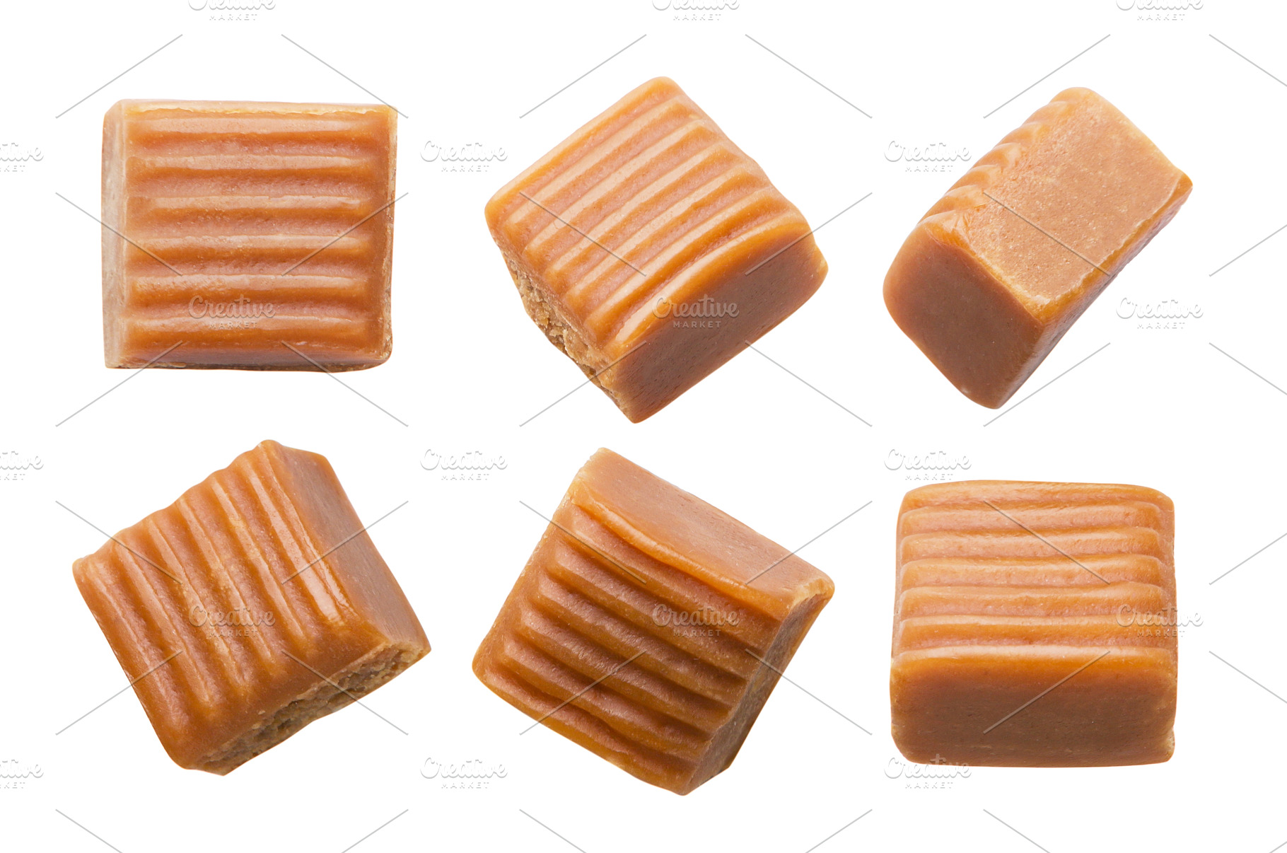 Set of toffee candies cut out on a, a Food & Drink Photo by innakreativ