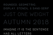 ONE DAY Stencil Display, a Sans Serif Font by NawrasKhrais (Thumbnail 5 of 5)