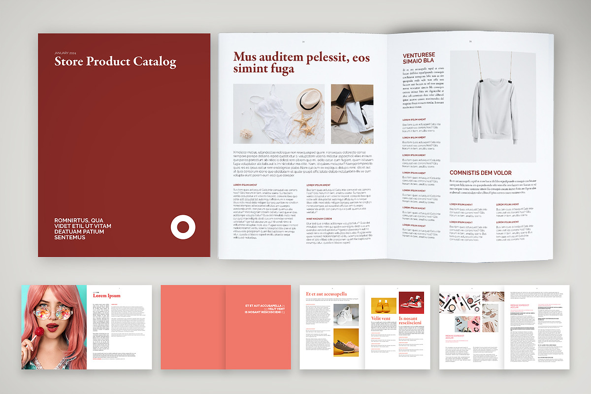 Store Product Catalog, a Print Template by McLittle Stock (Photo 1 of 6)