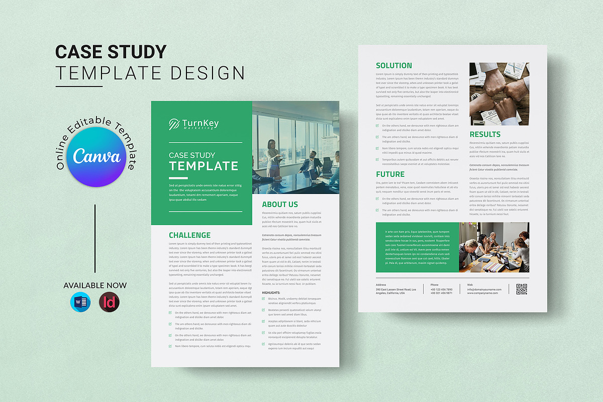 Case Study, a Brochure Template by DesignDevisers (Photo 1 of 10)