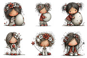 Whimsical easter fairy clipart, an Illustration by CreationArt (Thumbnail 6 of 7)