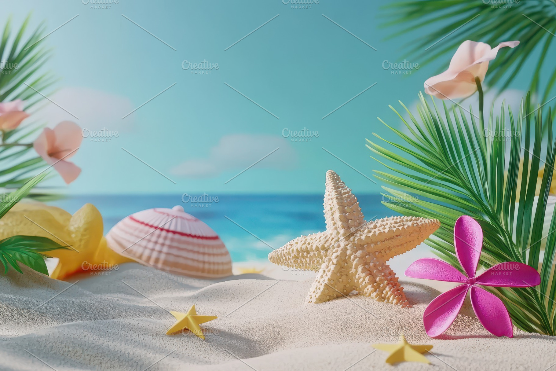 Bright summer greeting template with, a Photo by Iftikhar Alam