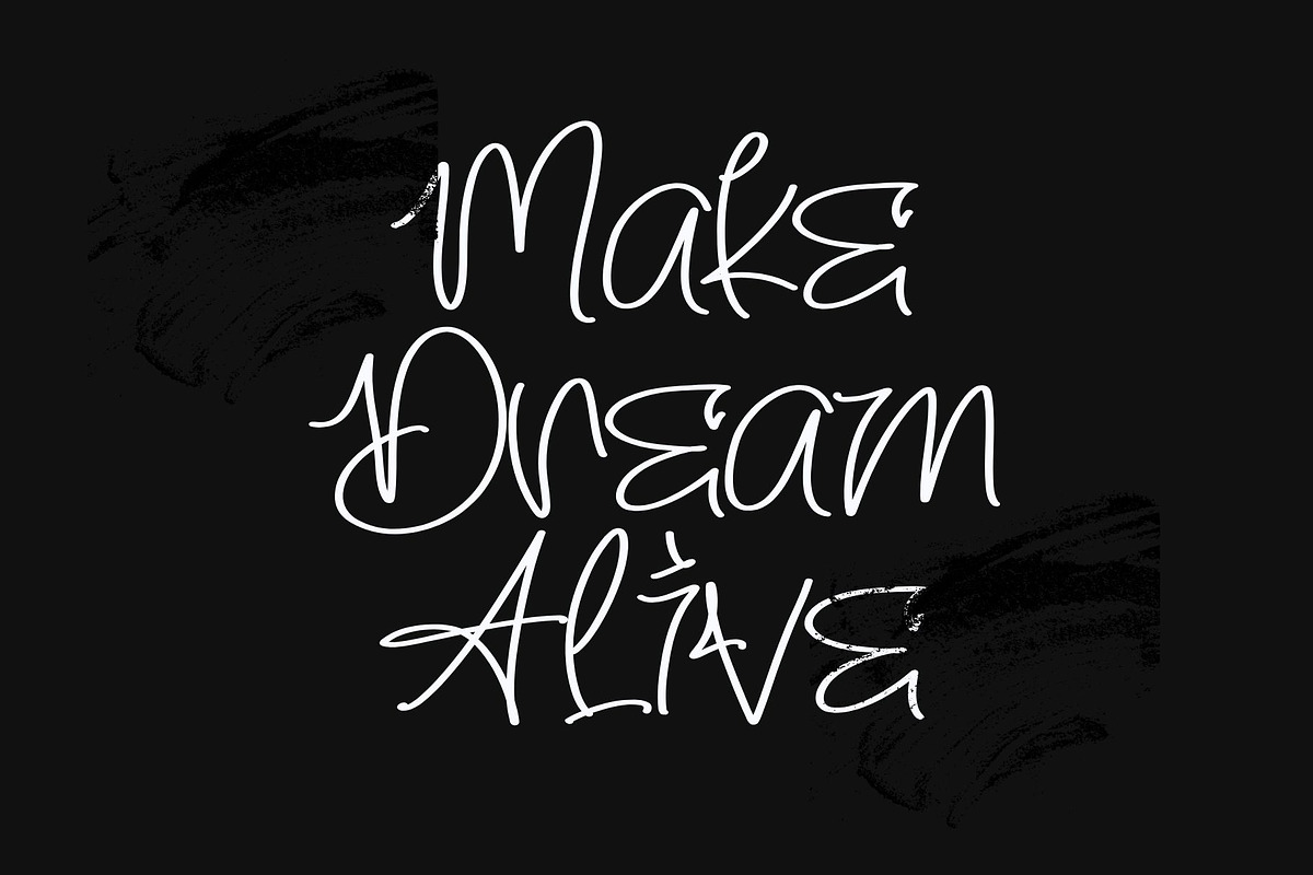Midnight Script, a Handwritten Font by Letterafa Studio (Photo 2 of 6)