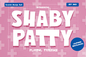 Shabby Patty - Playful font