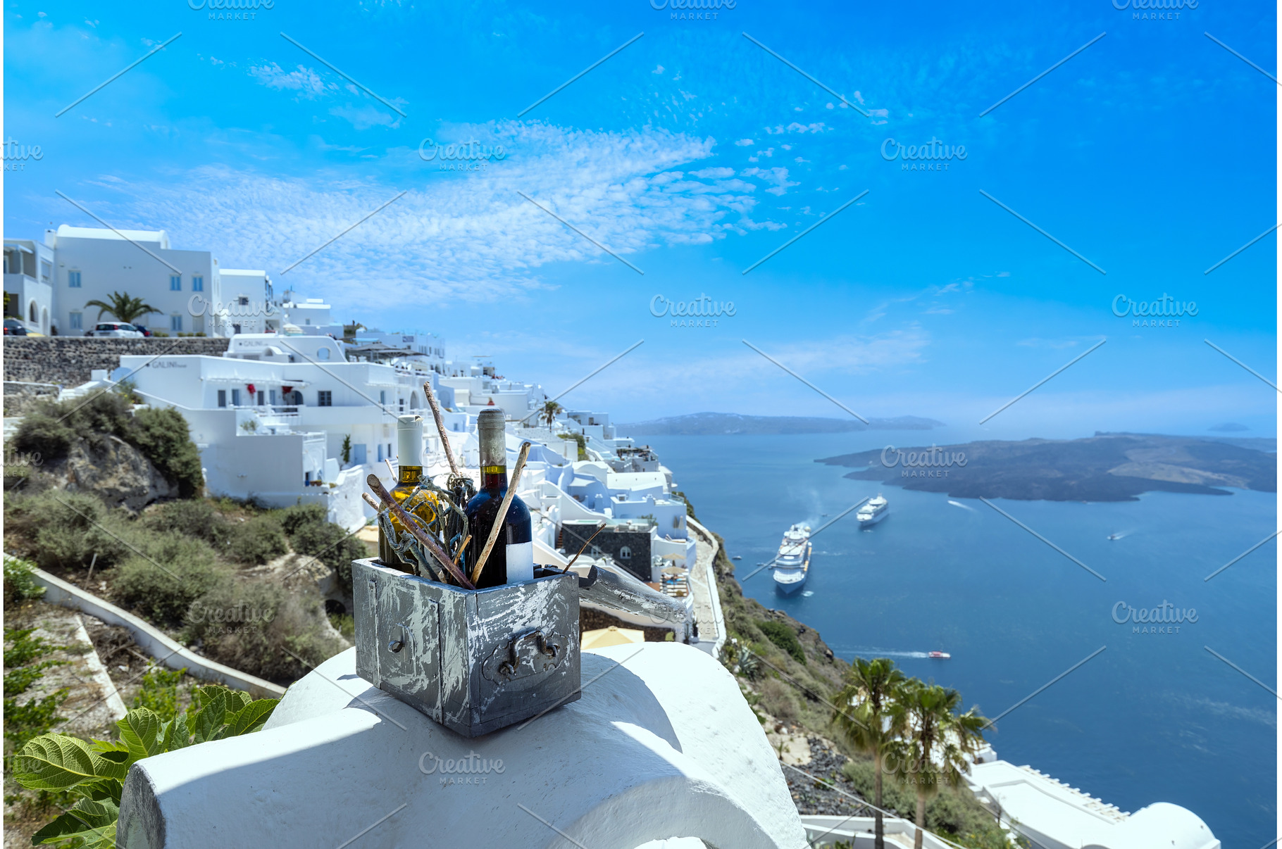 Greece Islands, scenic panoramic sea, an Architecture Photo by Web Engine Design