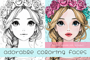 Black and White Line Art Portraits, a Graphic by Cute Little Workshop (Thumbnail 2 of 4)