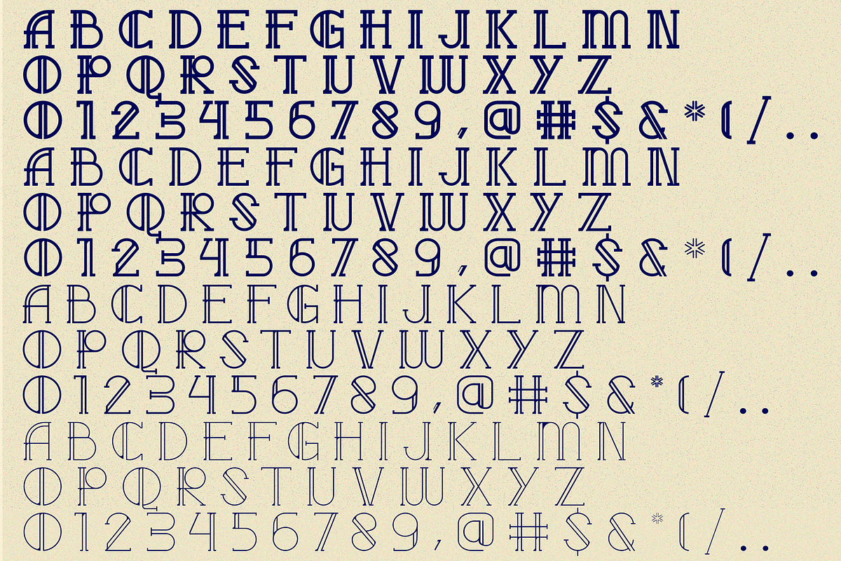 Modern Fashion Font, a Sans Serif Font by 177Studio (Photo 8 of 8)