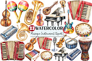 Musique Instrument Clipart, an Illustration by Rose Art (Thumbnail 1 of 7)