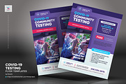 Covid-19 Testing Flyer Templates, a Flyer Template by kinzi21 (Thumbnail 4 of 4)