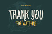 Kebroon | Retro Condensed Font, a Sans Serif Font by twinstd (Thumbnail 13 of 13)
