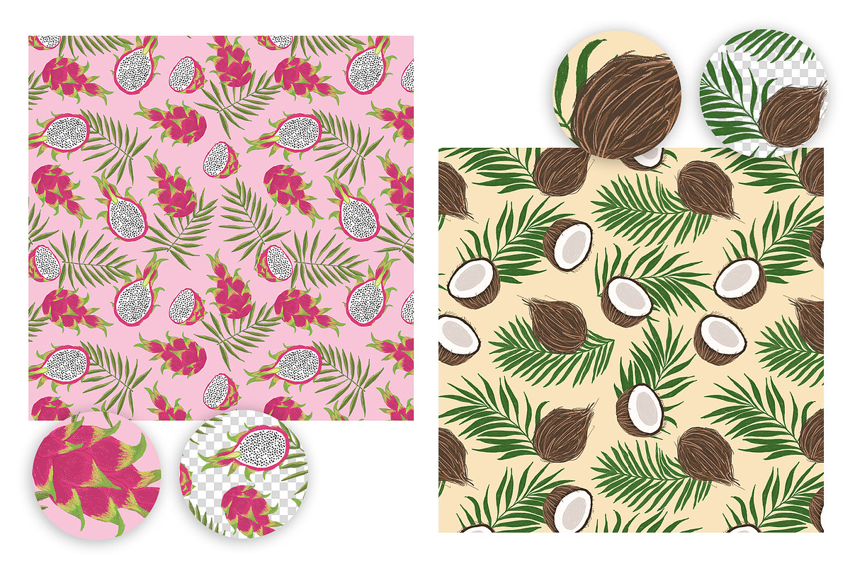 Hand drawn fruit Seamless pattern, a Pattern Graphic by CreativeChristiana (Photo 8 of 12)