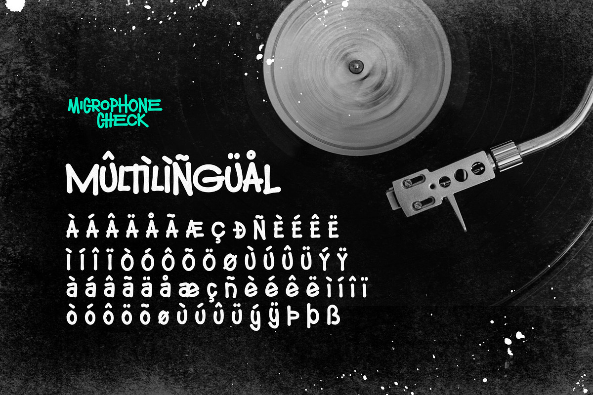 Microphone Check - Marker Type, a Handwritten Font by ikiiko (Photo 7 of 7)
