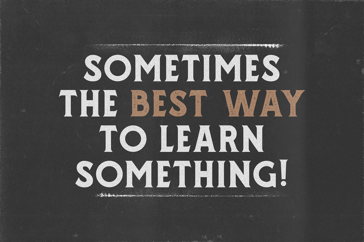 Gladius Vintage Display Typeface, a Sans Serif Font by edukka (Photo 2 of 8)