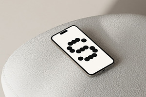 Beige iPhone Mockup 02