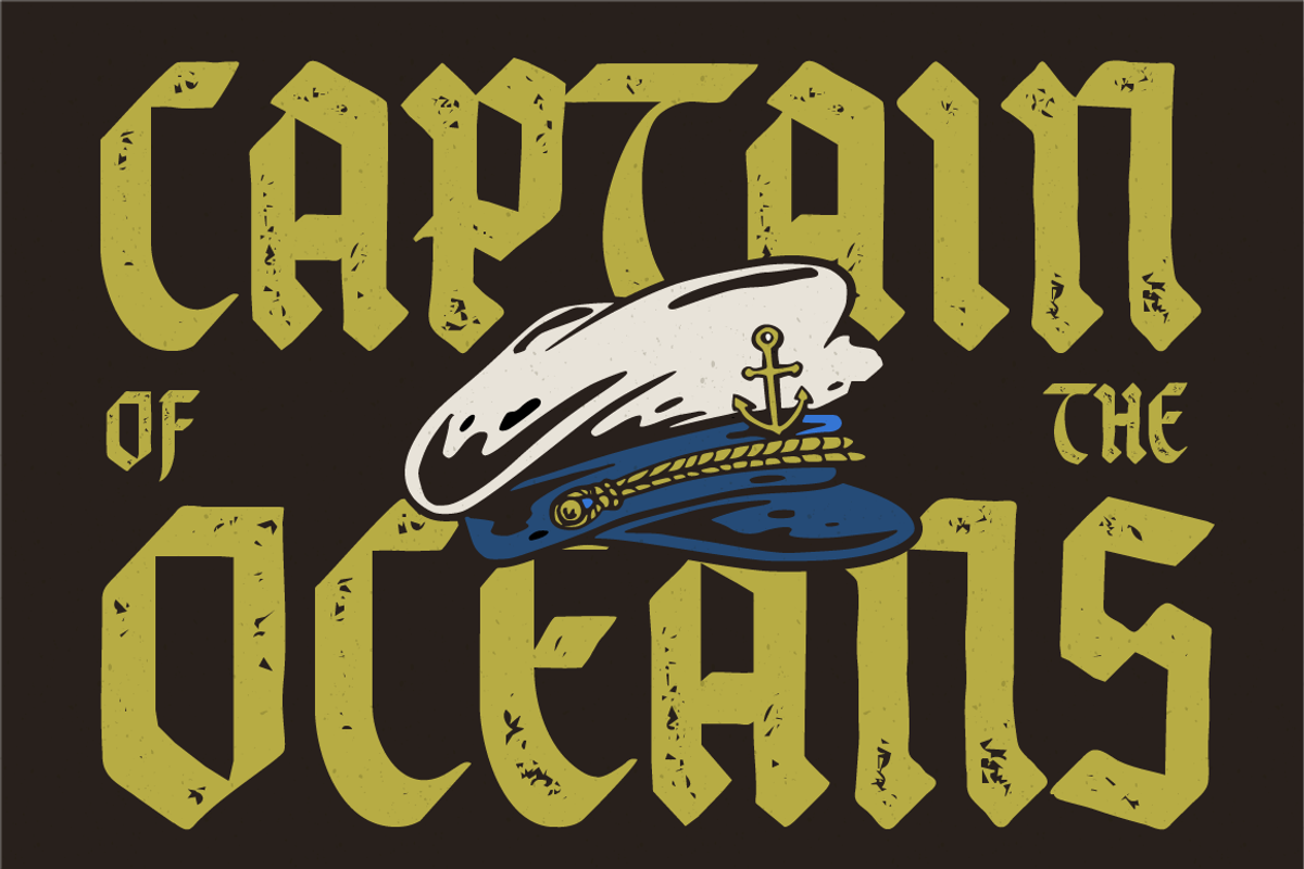 STH Tyranes + Extras, a Blackletter Font by Sitintahitam (Photo 3 of 11)