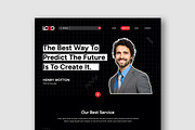 Business Landing Page Layout, a Landing Page Template by MightyDesign (Thumbnail 2 of 9)