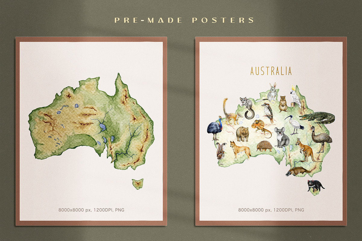 Australia Flora Fauna Clipart, an Animal Illustration by AnitaPol (Photo 21 of 27)