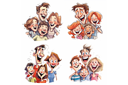 Prompt Faimly Clipart, a Decorative Illustration by Creative design (Thumbnail 5 of 7)