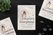 Minimalista Birthday Invitation, an Invitation Template by Annora Studio (Thumbnail 1 of 4)