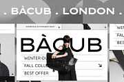 BÀCUB LONDON. E.Commerce UI Kit, an UI Kit Template by Pixflow (Thumbnail 1 of 4)