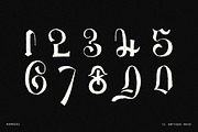 Gothic Blackletter Calligraphy Font, a Blackletter Font by Century Library (Thumbnail 6 of 6)