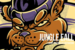 Jungle Fall T-Shirt Illustration