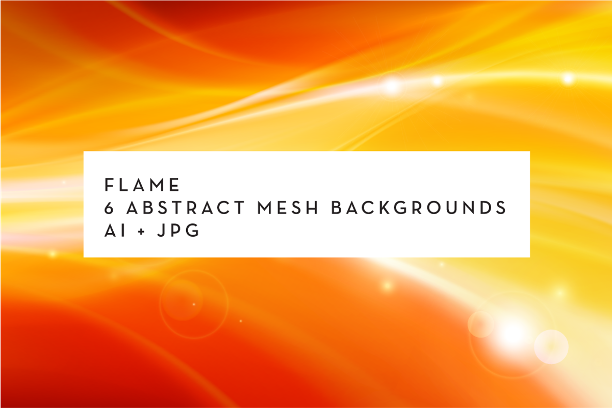 FLAME: 6 abstract mesh backgrounds, an Illustration by vekstok (Photo 1 of 6)