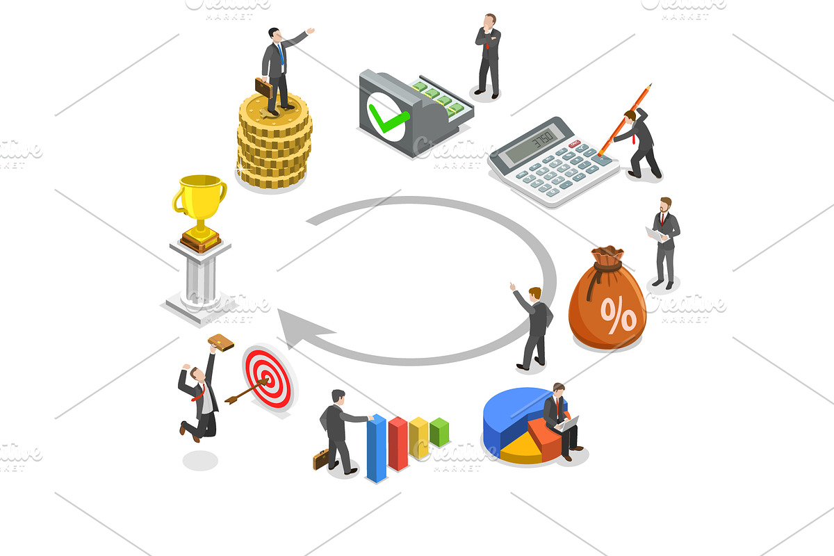 Financial Investments Set 01, a Finance Illustration by AndriiStore (Photo 6 of 11)