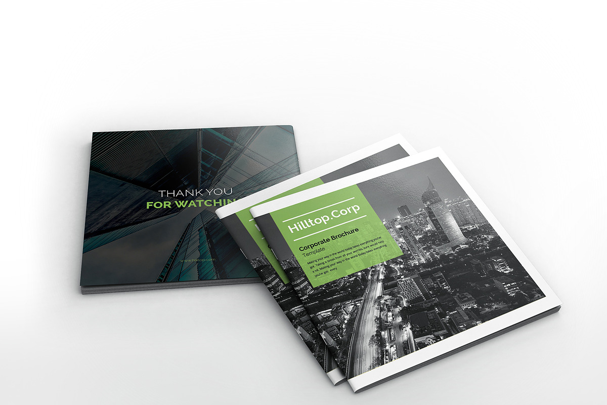 Hilltop - Corporate Square Brochure, a Brochure Template by Incools Stokie (Photo 1 of 16)