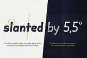 Slantinel, a Sans Serif Font by illunatic (Thumbnail 4 of 8)