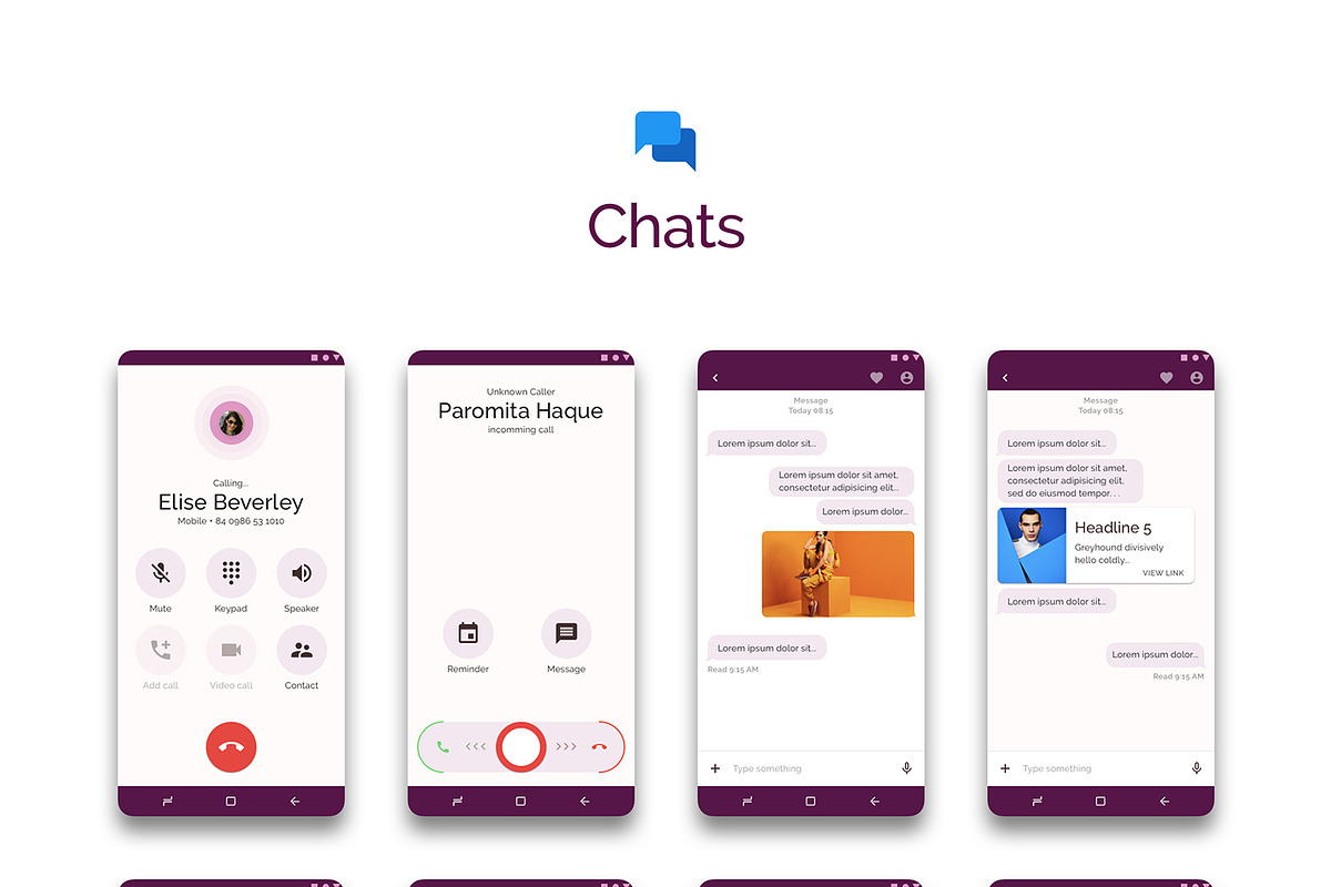 Prototype 86 - Template For Android, an UI Kit Template by App for Mobile & Website (Photo 9 of 28)