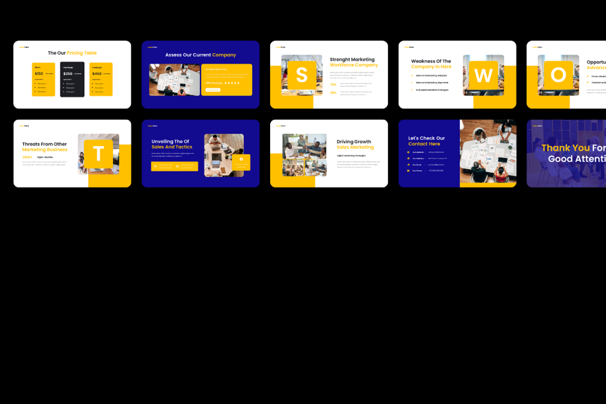 Sales Pitch Deck Presentation preview 3