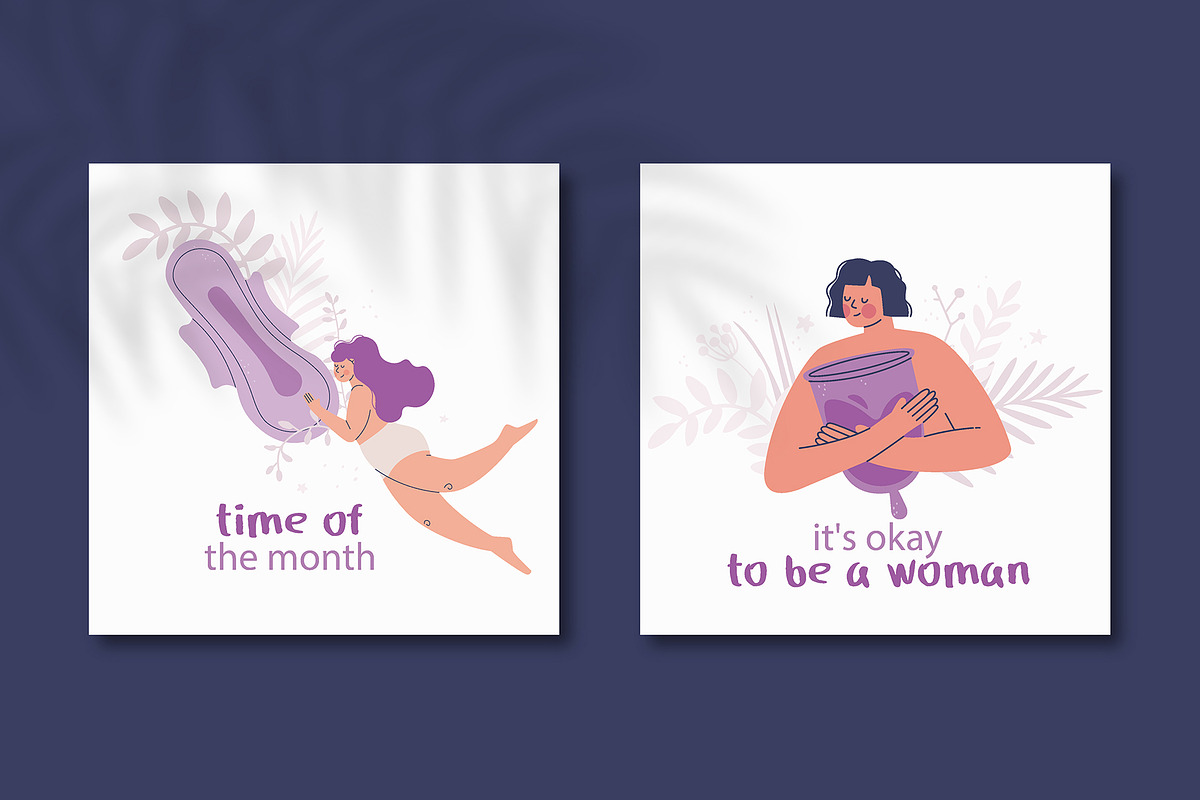 Time of the Month: period positivity, a Healthcare Illustration by Popova (Photo 3 of 8)