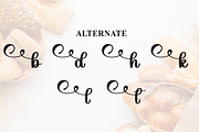 Bread | Script Font, a Handwritten Font by Scratchones (Thumbnail 8 of 9)