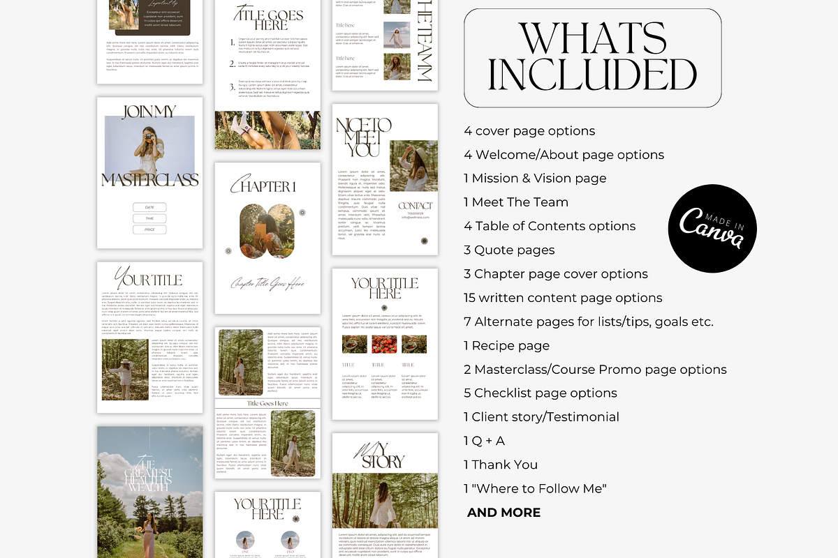 Health & Wellness Ebook Template, a Marketing Template by digitaldispositions (Photo 2 of 8)